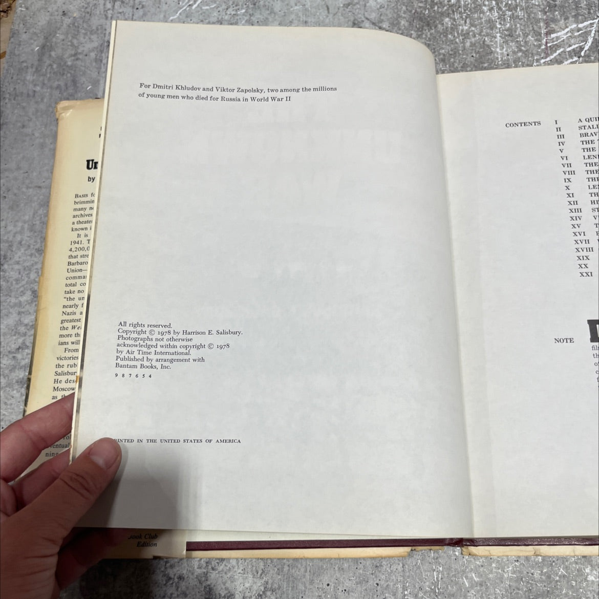 the unknown war book, by harrison e. salisbury, 1978 Hardcover image 3