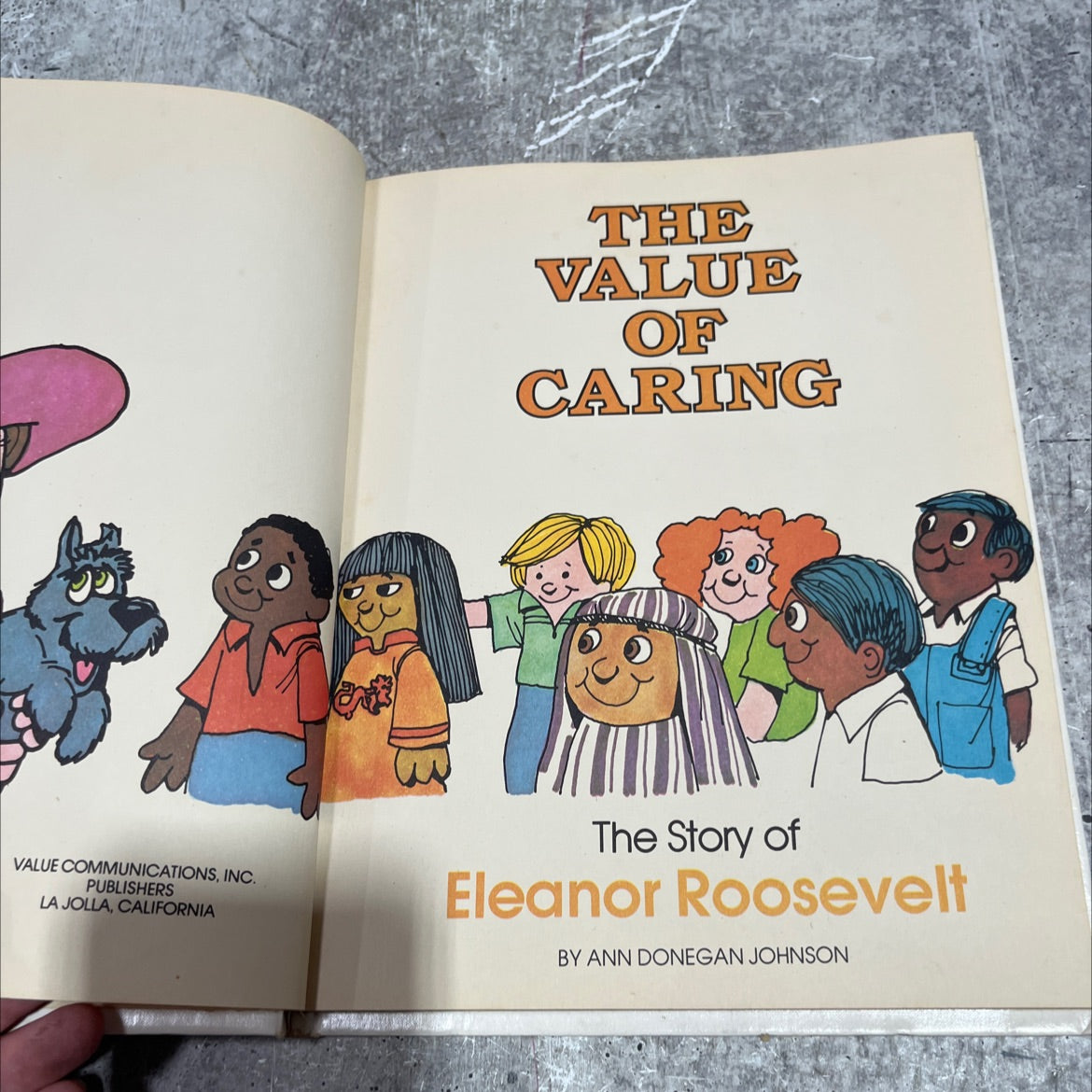 the value of caring book, by ann donegan johnson, 1977 Hardcover image 2