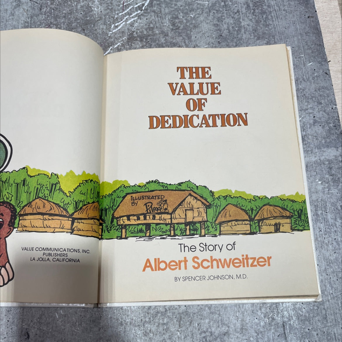 the value of dedication book, by spencer johnson, m.d., 1979 Hardcover image 2