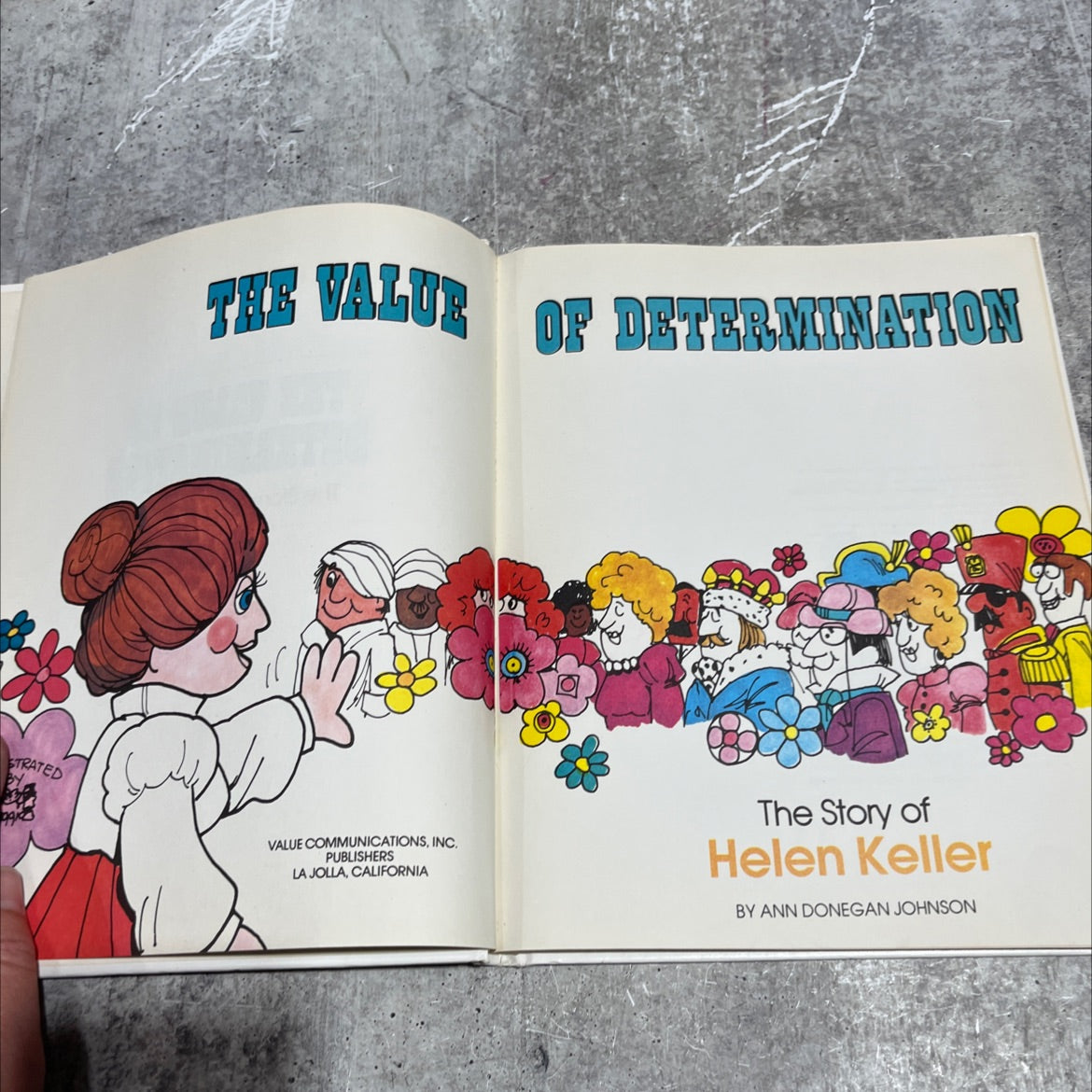 the value of determination book, by ann donegan johnson, 1976 Hardcover image 2