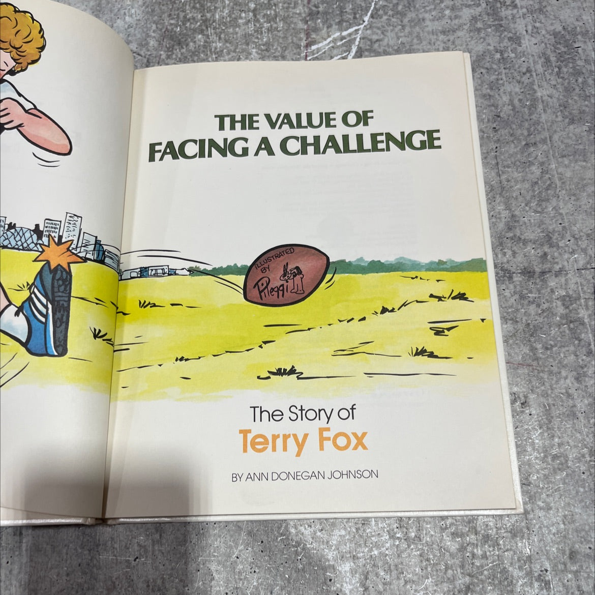 the value of facing a challenge - illustrated book, by ann donegan johnson, 1983 Hardcover image 2
