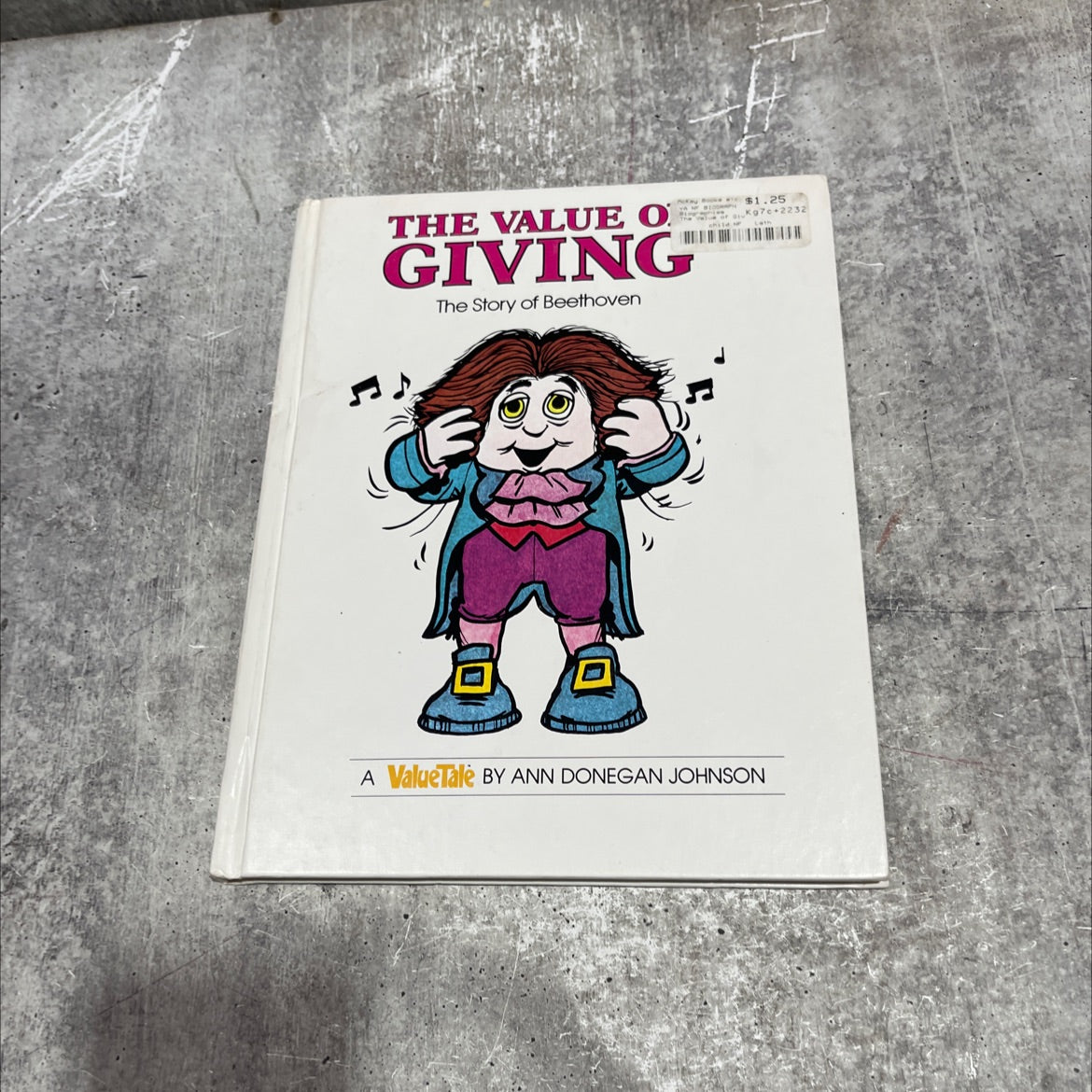 the value of giving book, by ann donegan johnson, 1979 Hardcover image 1