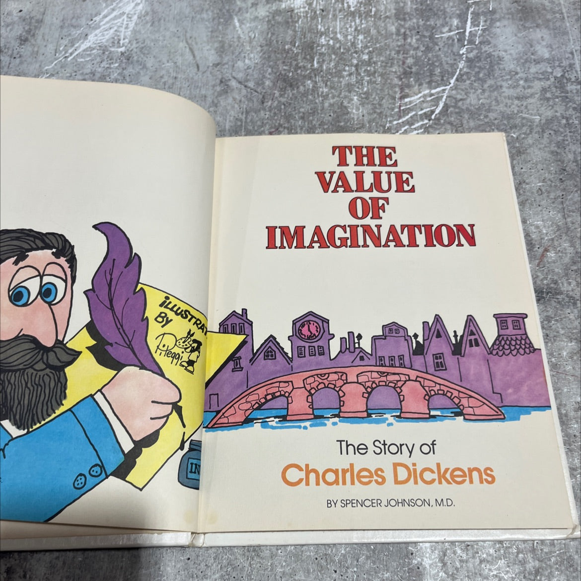 the value of imagination book, by Spencer Johnson, M.D., 1977 Hardcover image 2
