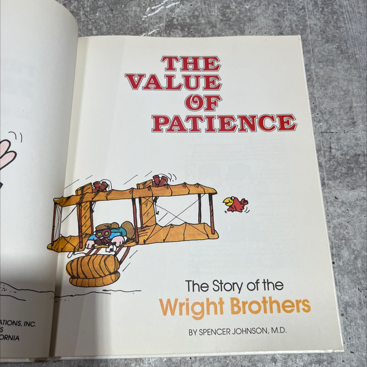 the value of patience book, by spencer johnson, m.d., 1976 Hardcover image 2