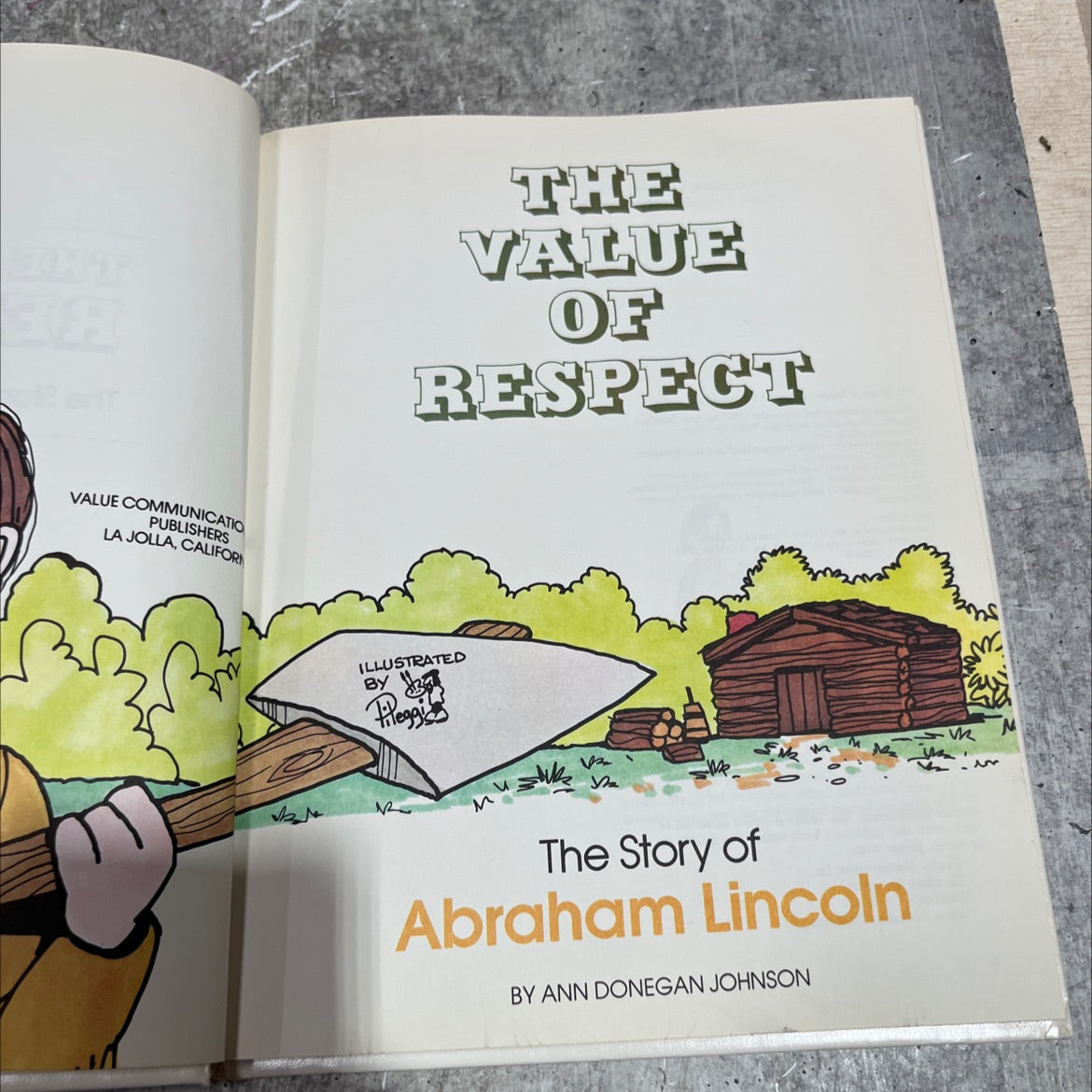 the value of respect book, by Ann Donegan Johnson, 1977 Hardcover image 2