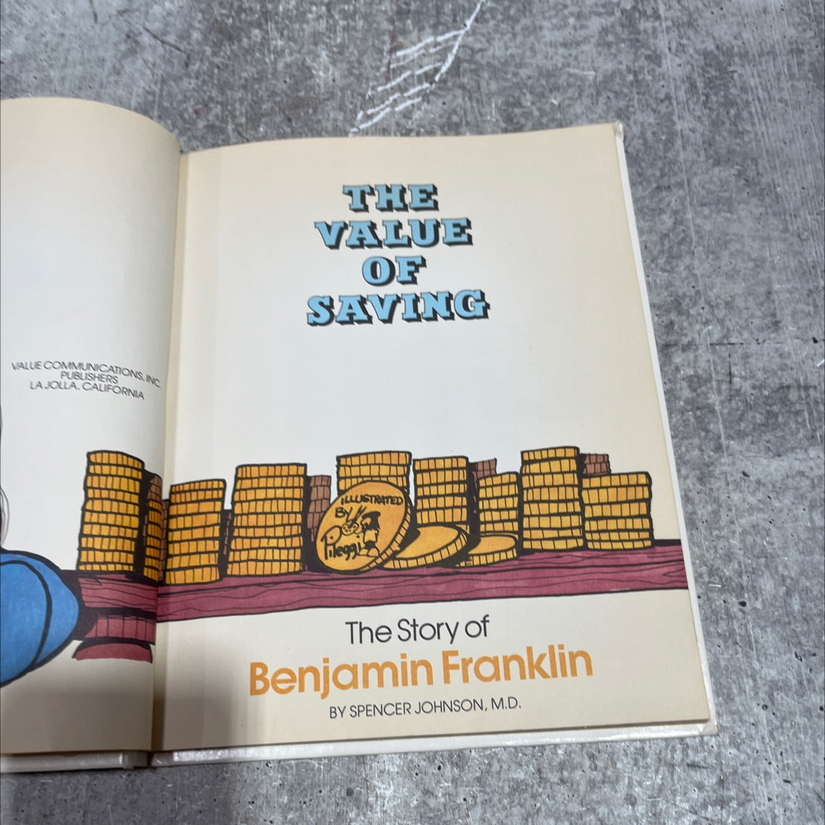 the value of saving book, by spencer johnson, m.d., 1978 Hardcover image 2