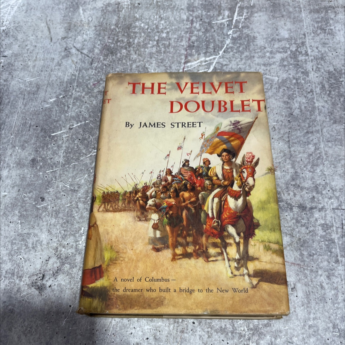 the velvet doublet book, by james street, 1953 Hardcover image 1