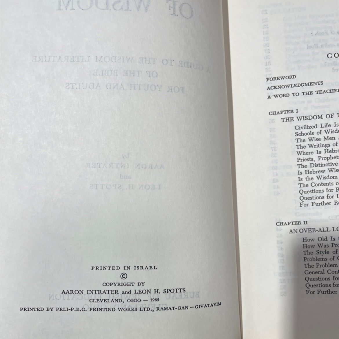 the voice of wisdom a guide to the wisdom literature of the bible for youth and adults book, by aaron intrater and leon image 3