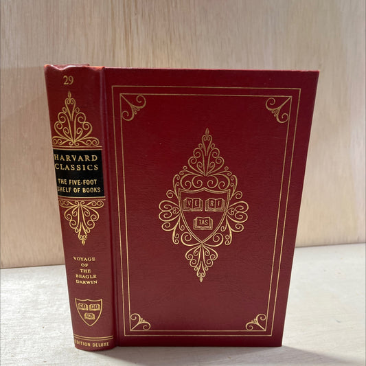 the voyage of the beagle book, by charles darwin, 1938 Hardcover, Antique image 1