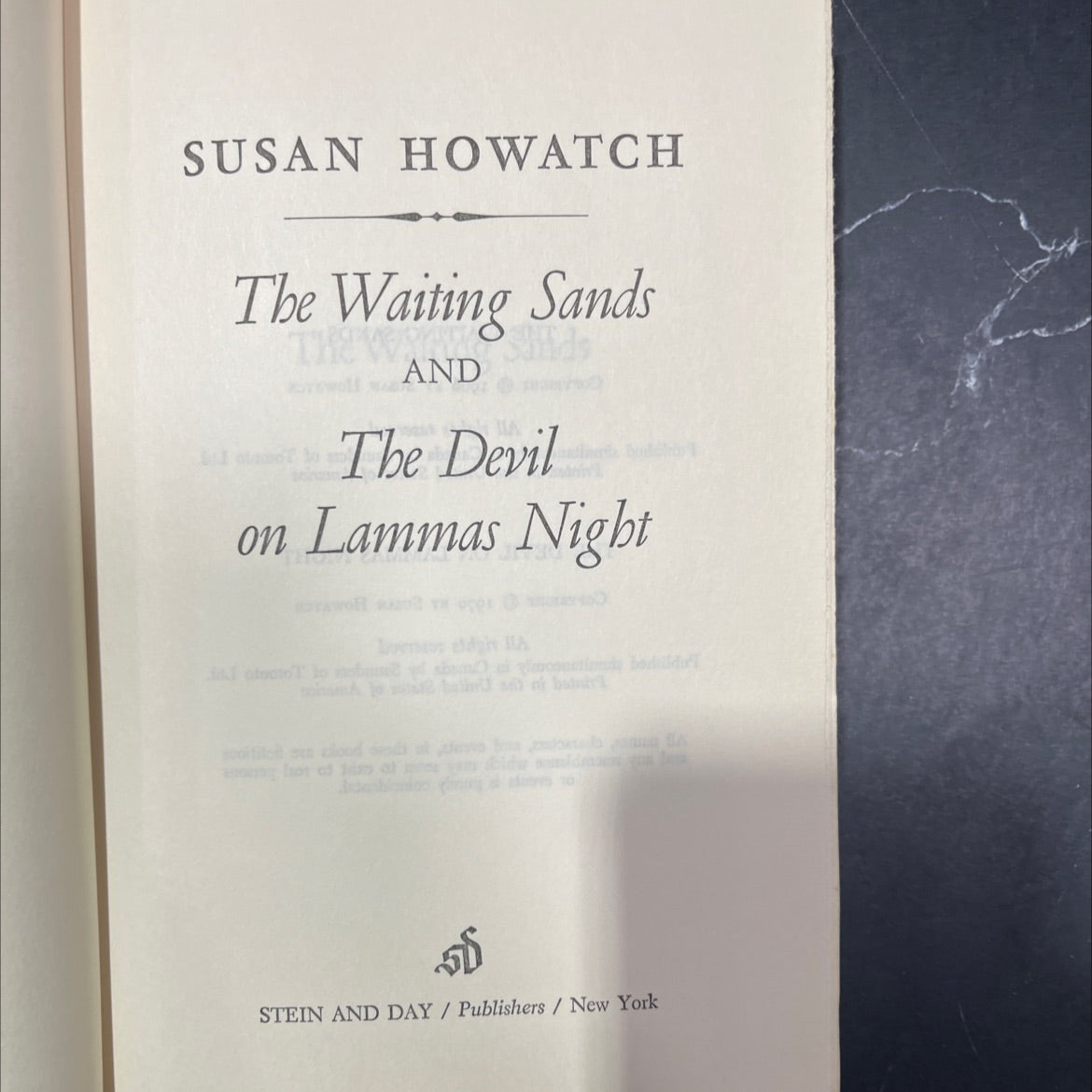 the waiting sands book, by susan howatch, 1970 Hardcover image 2