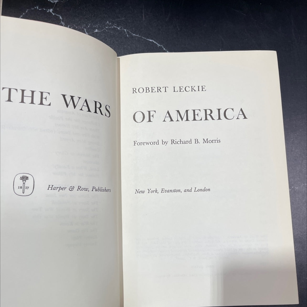the wars of america book, by robert leckie, 1968 Hardcover, Vintage image 2