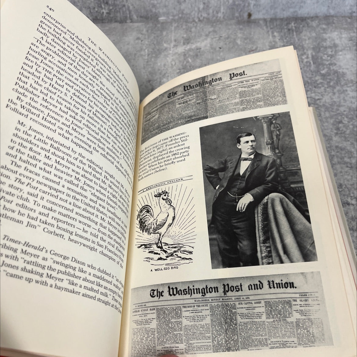 the washington post the first 100 years book, by Chalmers M. Roberts, 1977 Hardcover image 4
