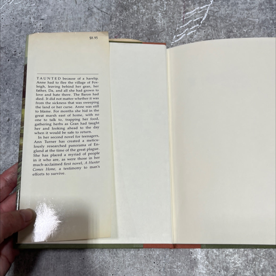 the way home book, by ann turner, 1982 Hardcover image 4