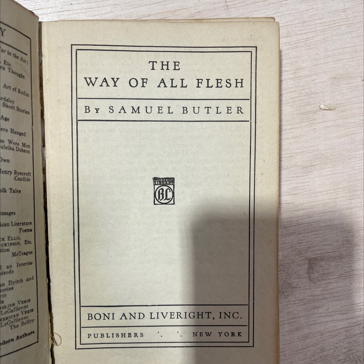the way of all flesh book, by samuel butler, 1970 Leather, Antique image 2