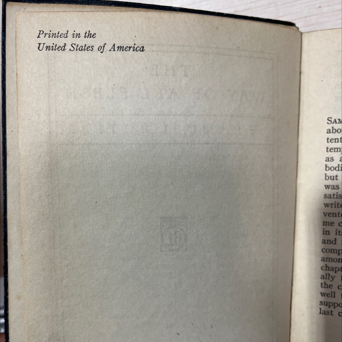 the way of all flesh book, by samuel butler, 1970 Leather, Antique image 3