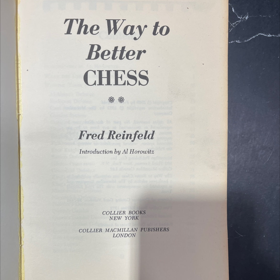 the way to better chess book, by fred reinfeld, 1973 Paperback image 2