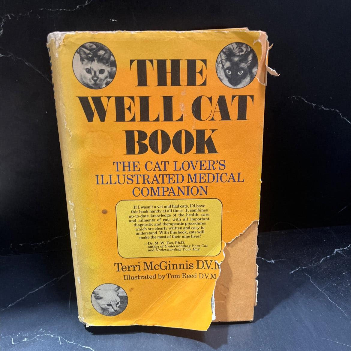 the well cat book book, by Terri McGinnis D.V.M., 1975 Hardcover image 1