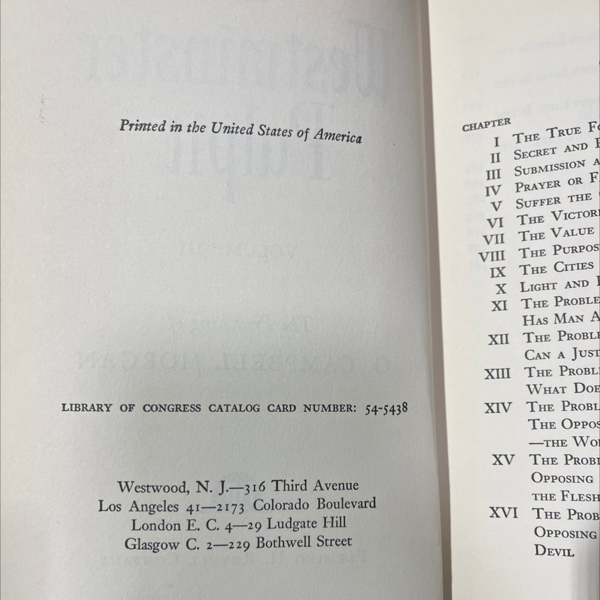 the westminster pulpit volume iii the preaching of g. campbell morgan book, by g. campbell morgan, 1970 Hardcover image 3