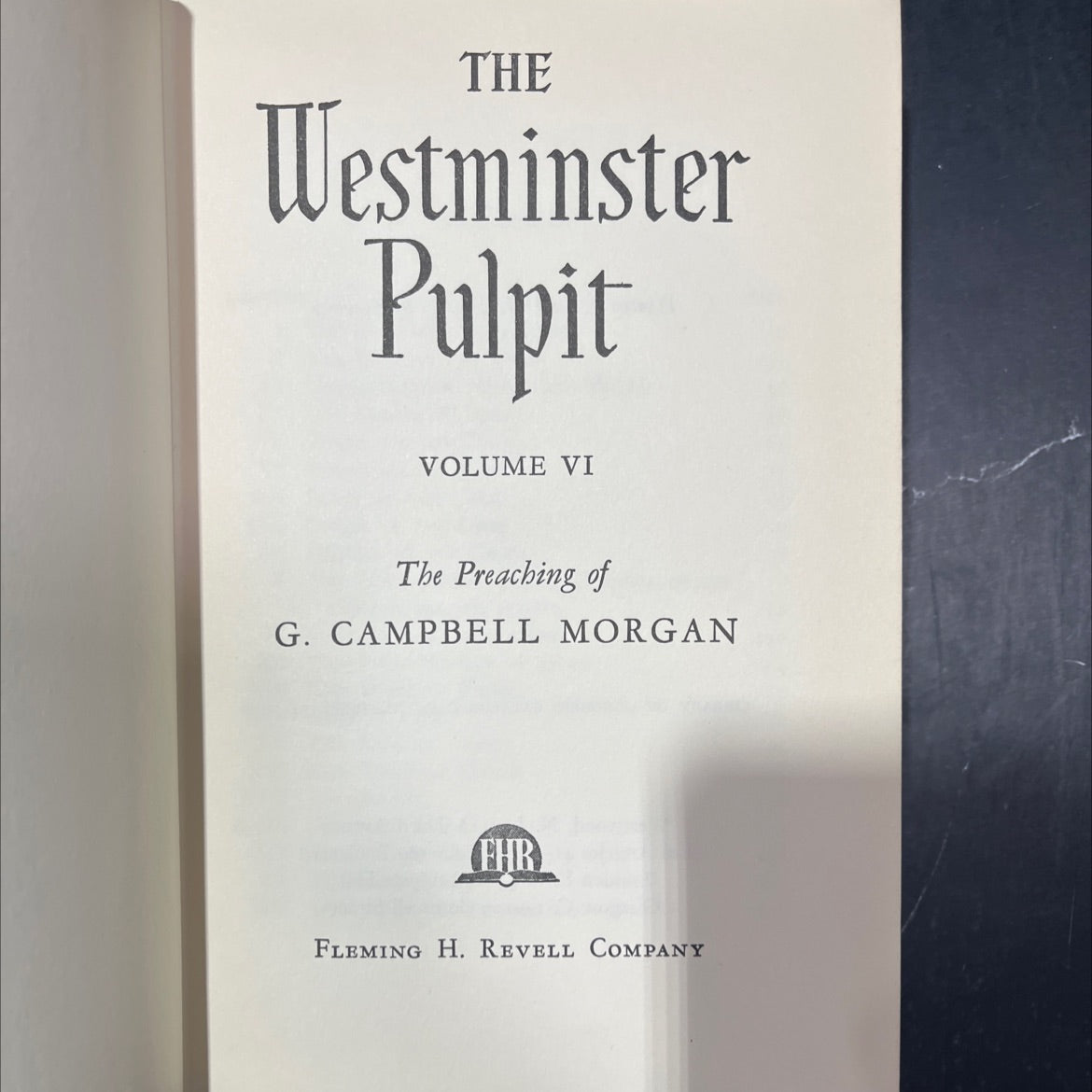 the westminster pulpit volume vi the preaching of g. campbell morgan book, by g. campbell morgan, 1970 Hardcover image 2