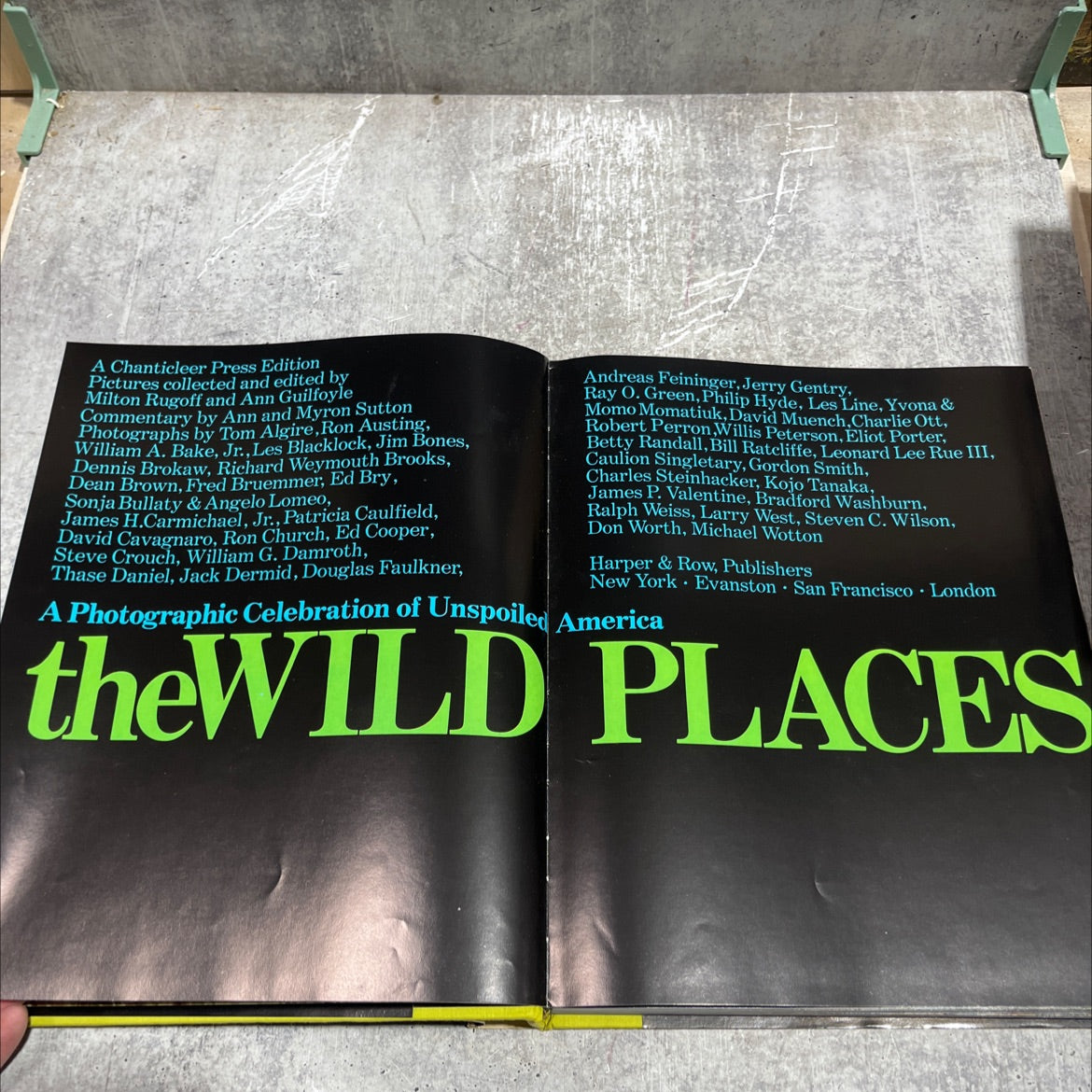 the wild places: a photographic celebration of unspoiled america book, by Milton Rugoff, Ann Guilfoyle, 1973 Hardcover image 2