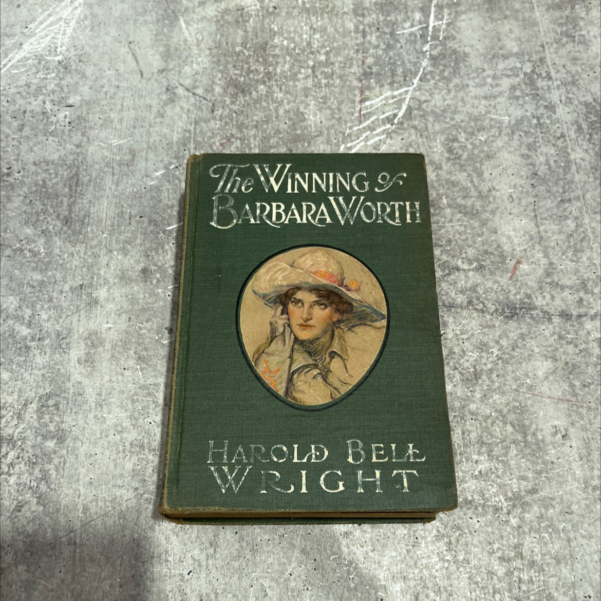 the winning of barbara worth book, by harold bell wright, 1911 Hardcover image 1