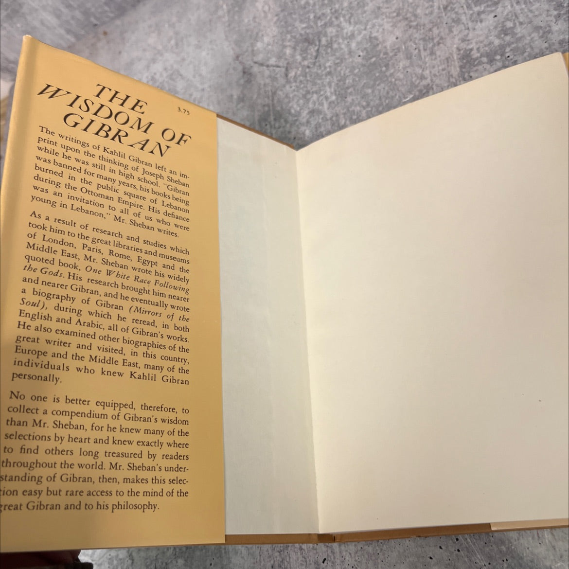the wisdom of gibran: aphorisms and maxims book, by Kahlil Gibran, 1966 Hardcover image 4