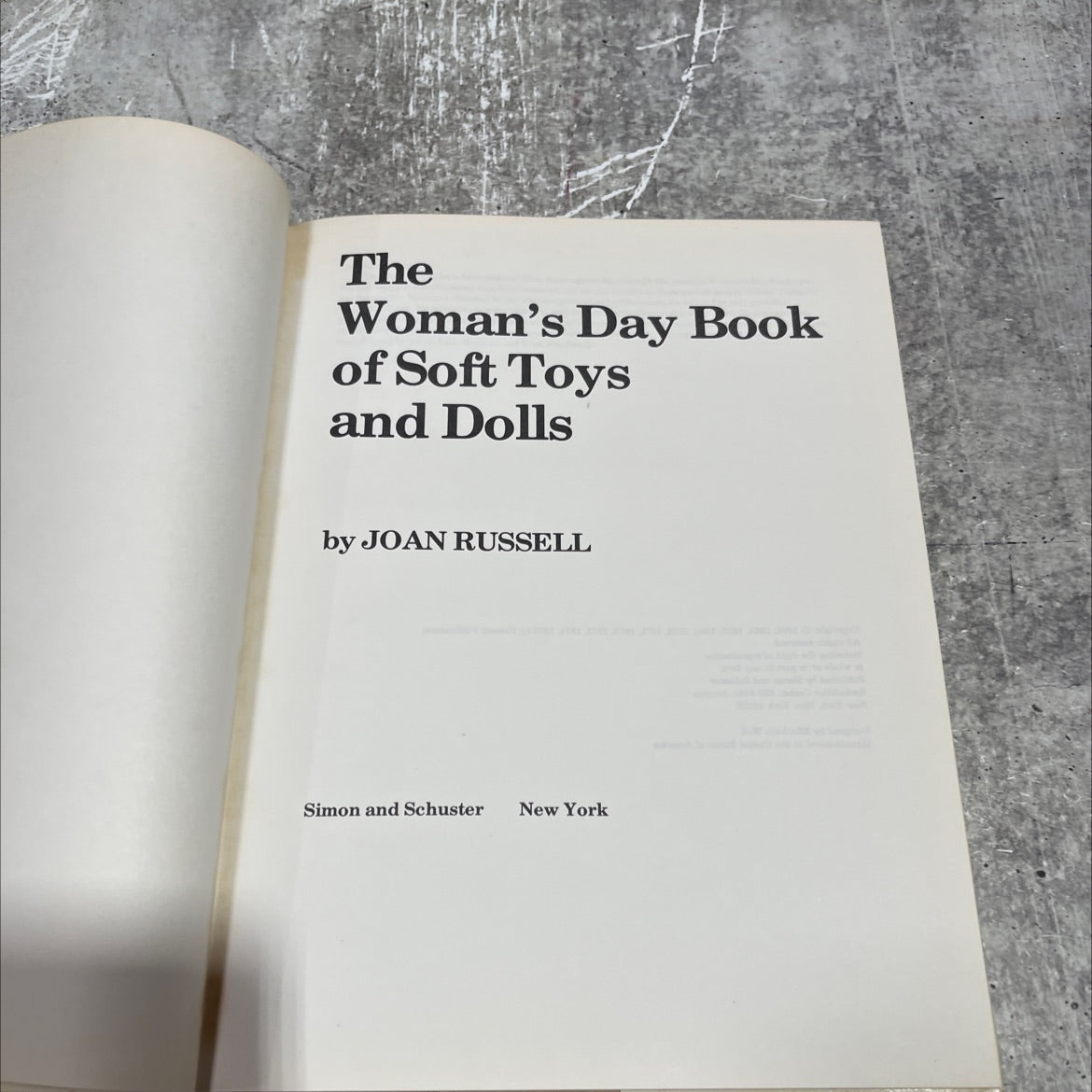 the woman's day book of soft toys and dolls book, by joan russell, 1975 Hardcover image 2