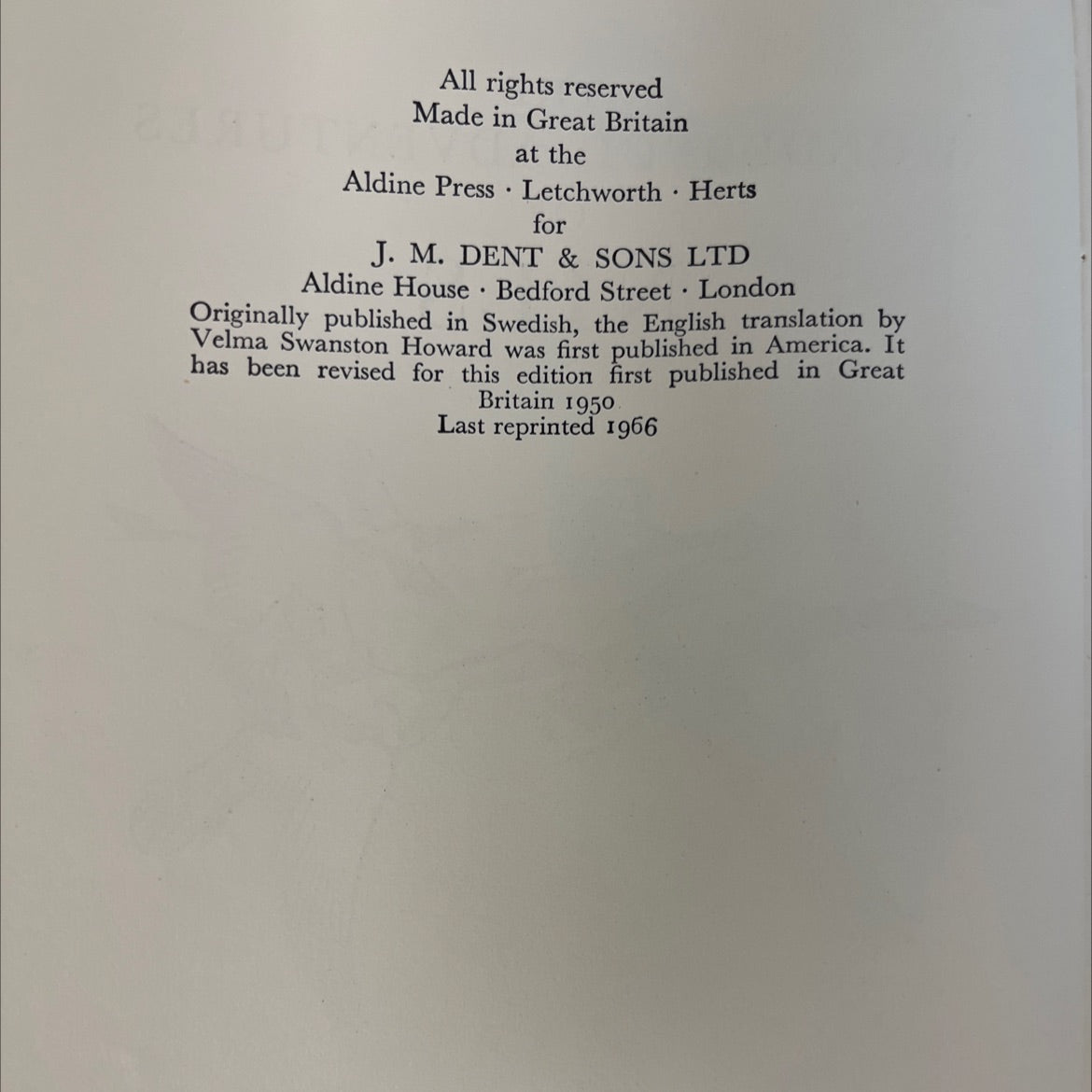 the wonderful adventures of nils book, by selma lagerlöf, 1966 Hardcover, Vintage image 3