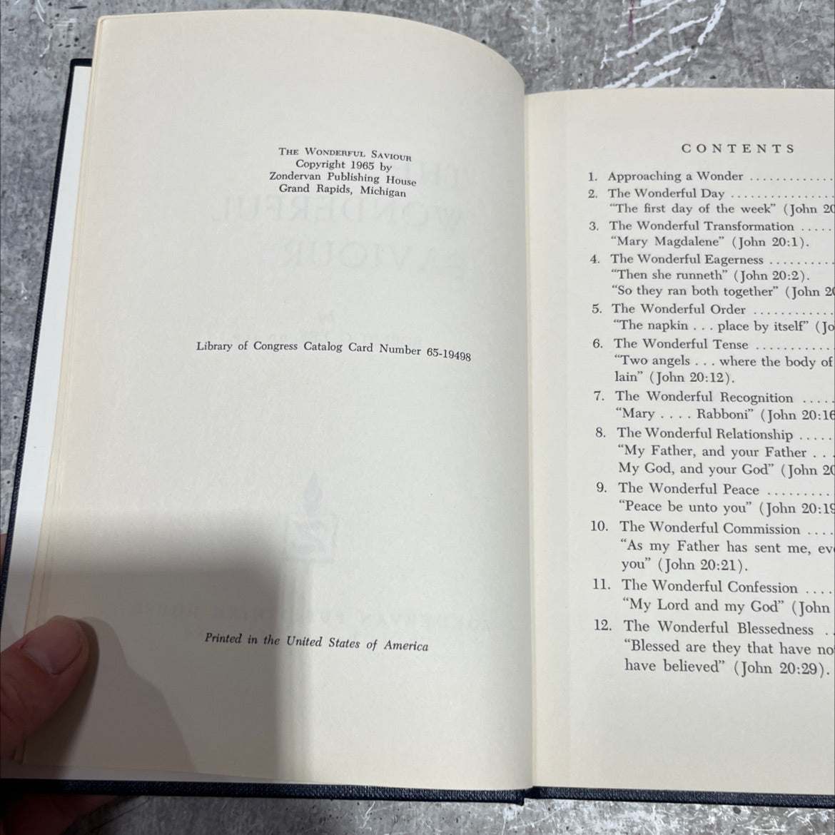 the wonderful saviour book, by robert g. lee, d.d. ll.d., 1965 Hardcover image 3