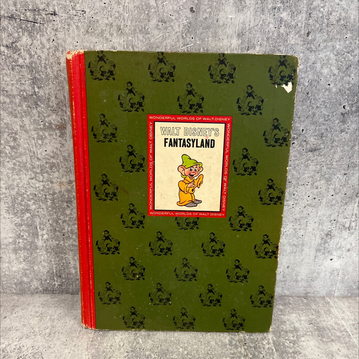 the wonderful worlds of walt disney fantasyland book, by various, 1965 Hardcover image 1