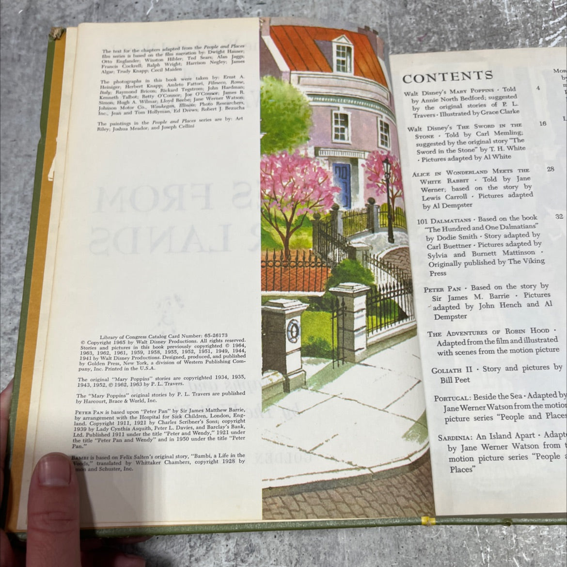 the wonderful worlds of walt disney stories from other lands book, by not stated, 1965 Hardcover image 3