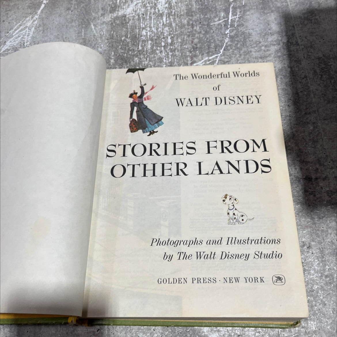 the wonderful worlds of walt disney stories from other lands book, by trady knapp algar, 1965 Hardcover image 2