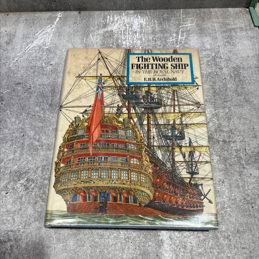 the wooden fighting ship book, by e.h.h. archibald, 1968 Hardcover image 1