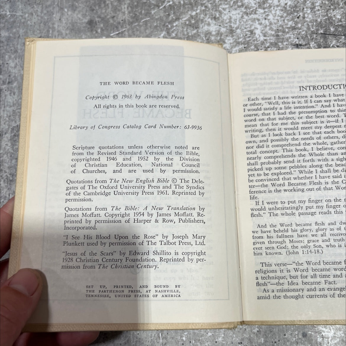 the word became flesh book, by E. Stanley Jones, 1963 Hardcover image 3