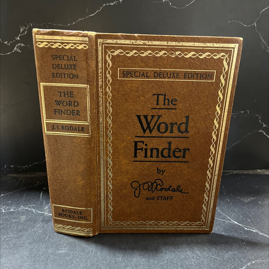 the word finder book, by j. i. rodale, 1947 Hardcover image 1