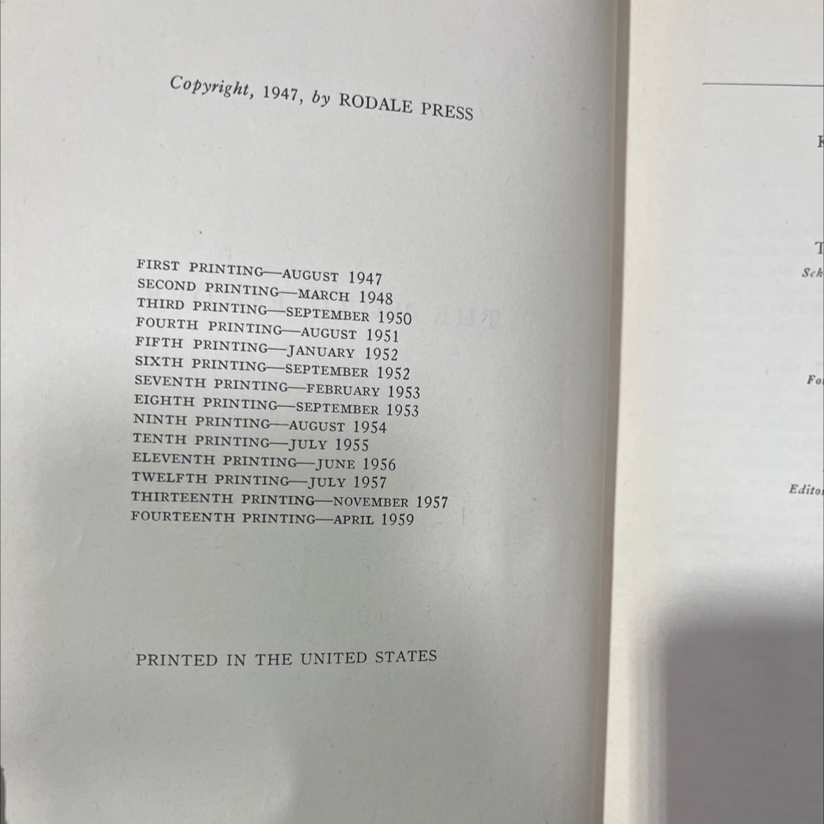 the word finder book, by j. i. rodale, 1959 Hardcover image 3
