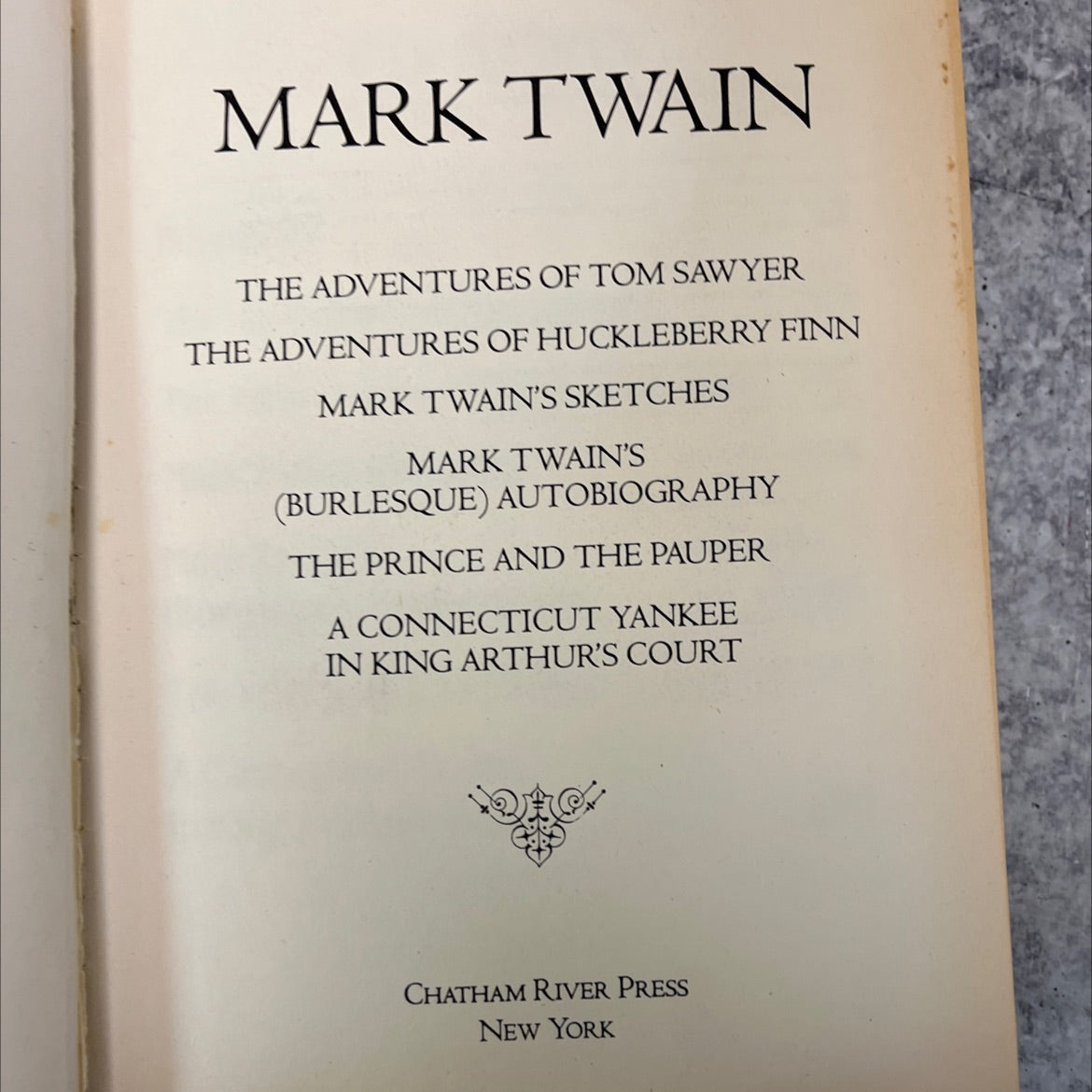 the works of mark twain book, by mark twain, 1990 Leather image 2