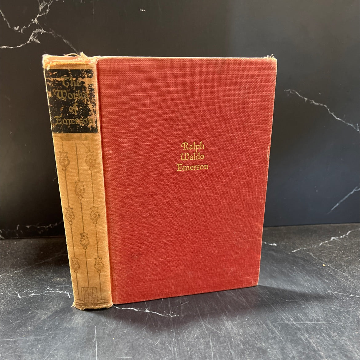 the works of ralph waldo emerson in one volume including the poems, philosophic and inspirational essays, and image 1