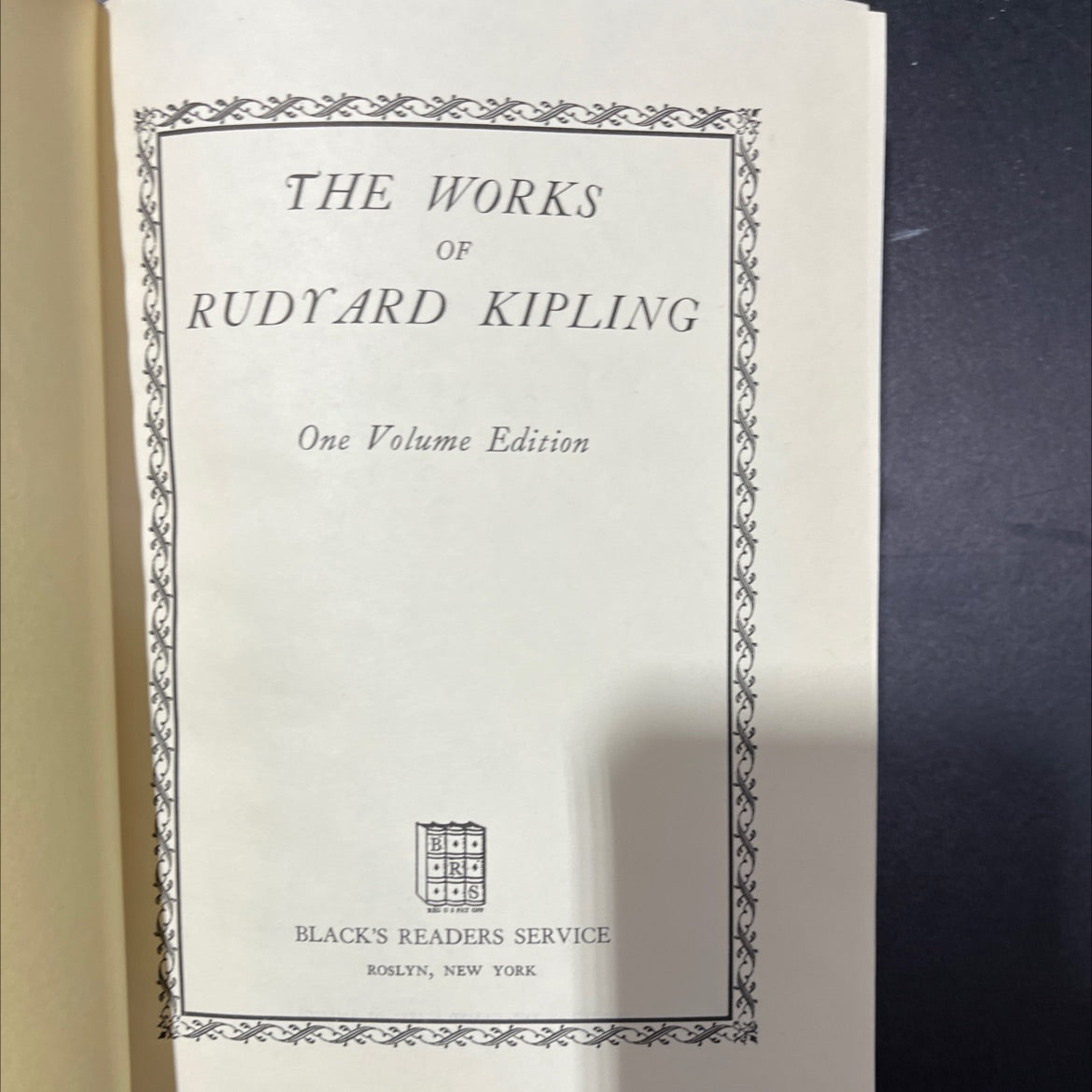 the works of rudyard kipling one volume edition book, by rudyard kipling, 1970 Hardcover, Vintage image 2
