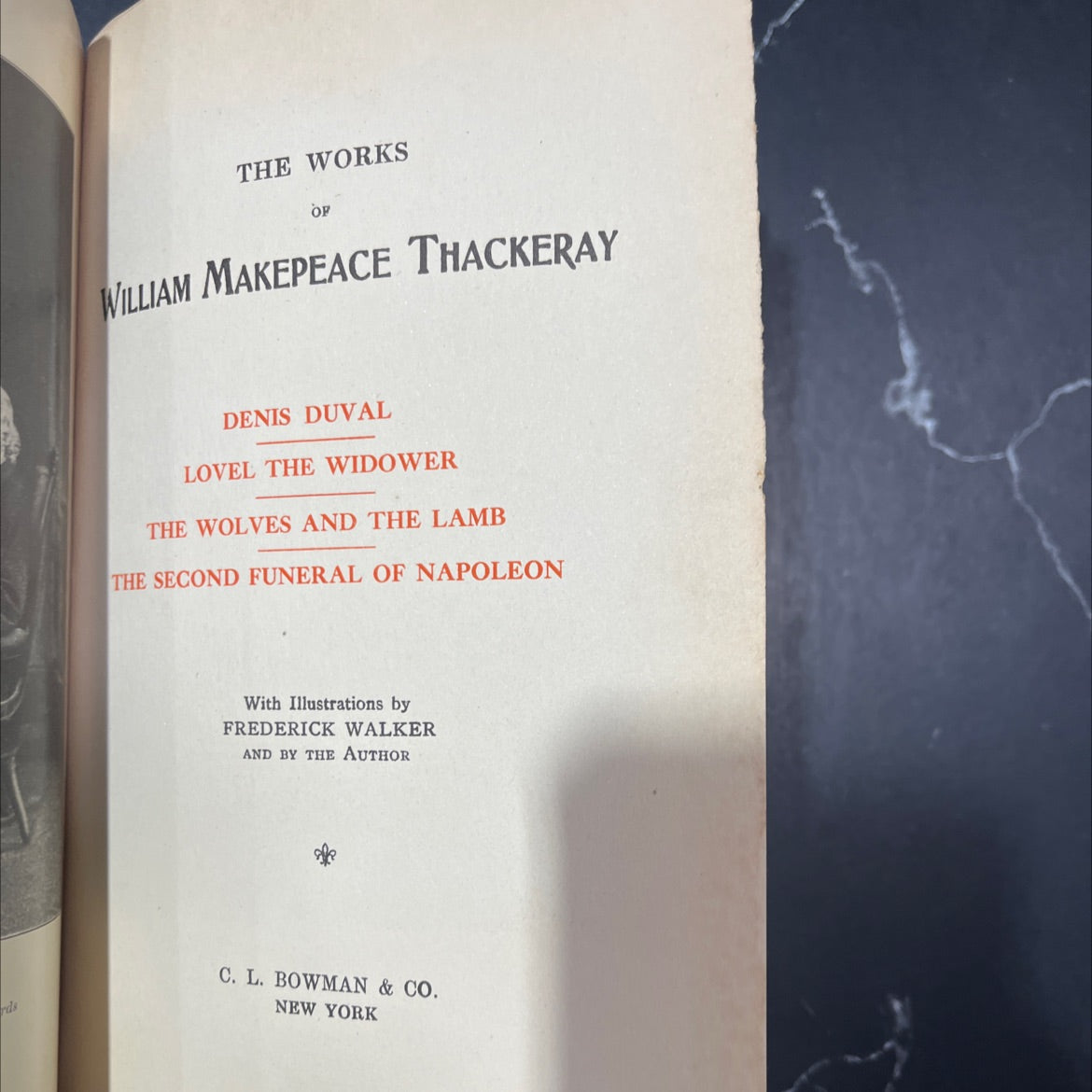 the works of william makepeace thackeray denis duval lovel the widower the wolves and the lamb the second funeral of image 3