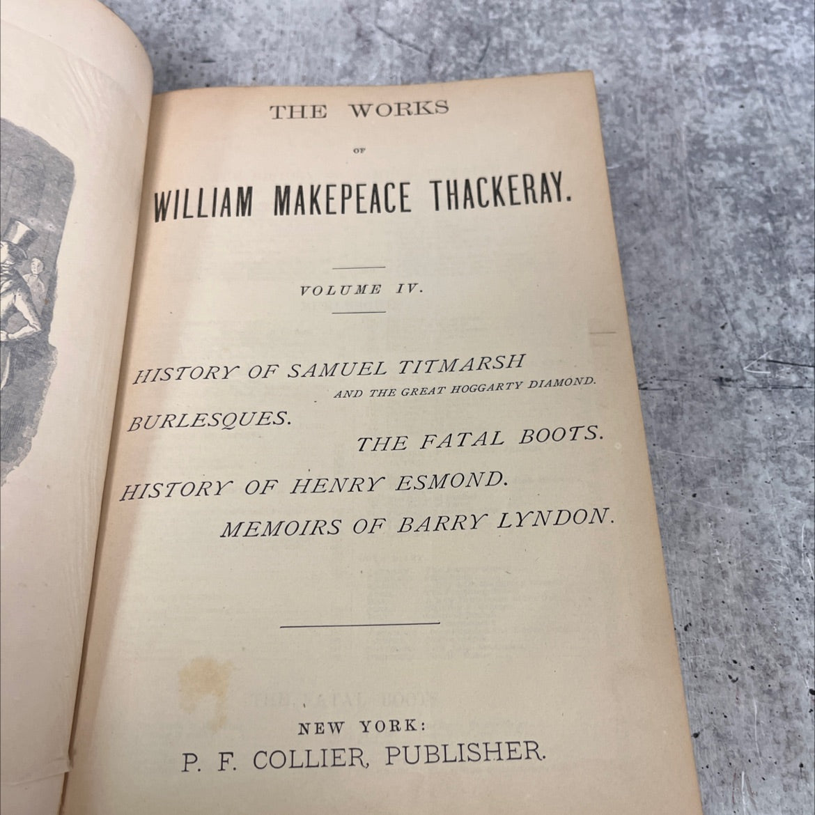 the works of william makepeace thackeray volume iv history of samuel titmarsh and the great hoggarty diamond burlesques image 2