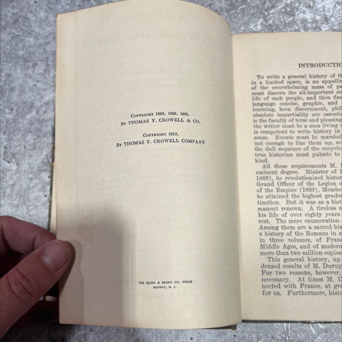 the world as known to the ancients a general history of the world book, by victor duruy, 1912 Hardcover image 3