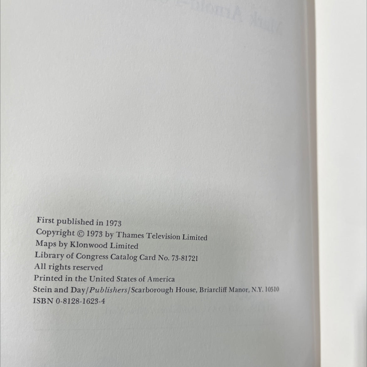 the world at war book, by Mark Arnold-Forster, 1973 Hardcover image 3