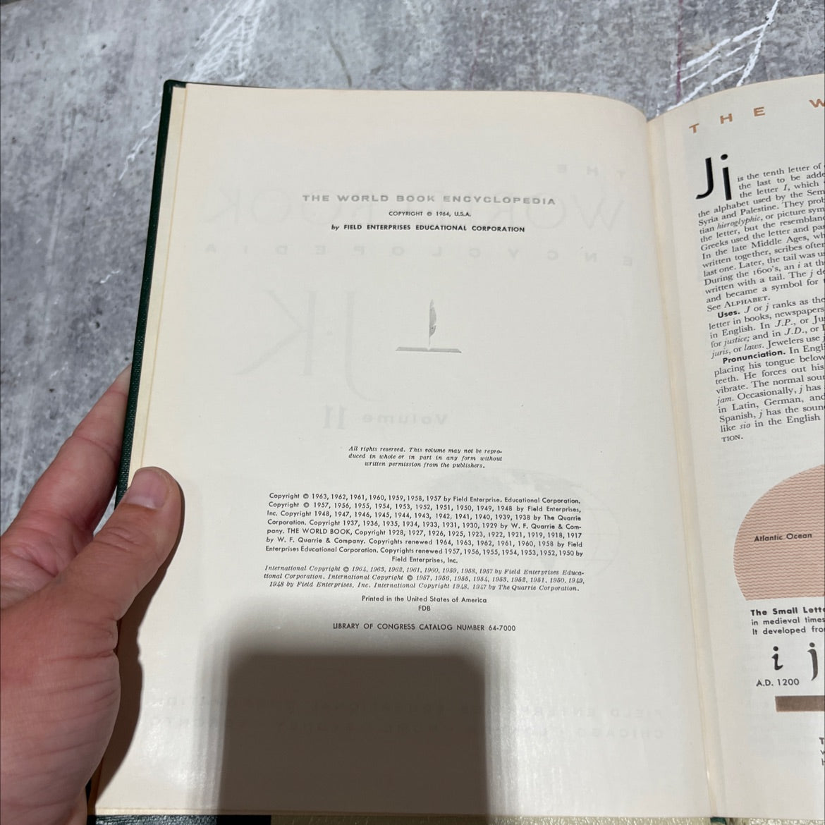 the world book encyclopedia jk book, by Field Enterprises