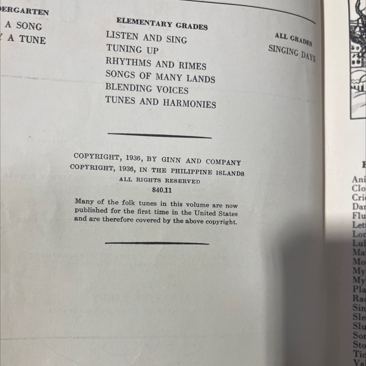 the world of music tuning up book, by mabelle glenn, helen s. leavitt, victor l. f. rebmann, earl l. baker, 1936 image 3