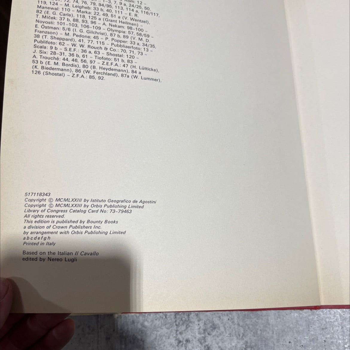 the world of nature horses of the world book, by pamela macgregor morris, nereo lugli, 1973 Hardcover image 3