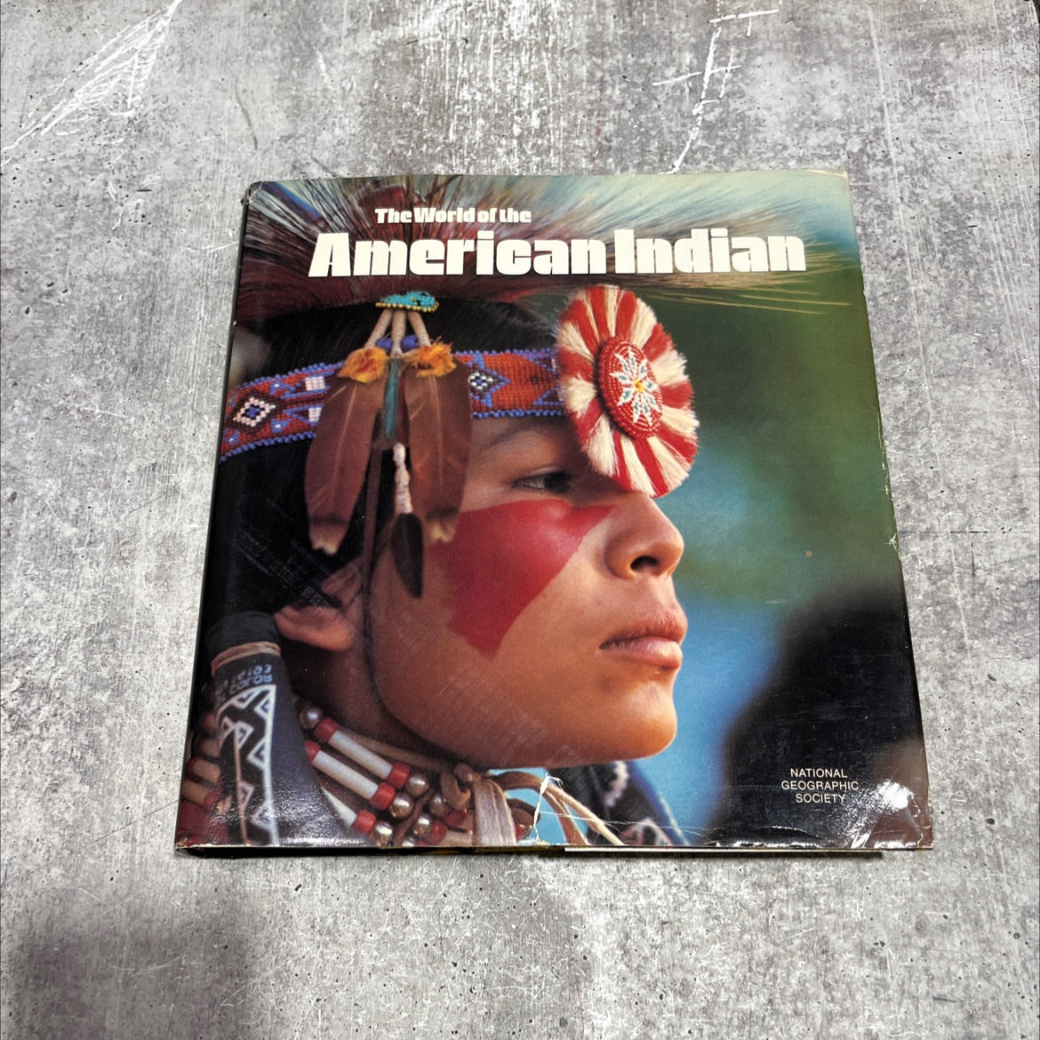 the world of the american indian book, by jules b. billiard, 1979 Hardcover image 1