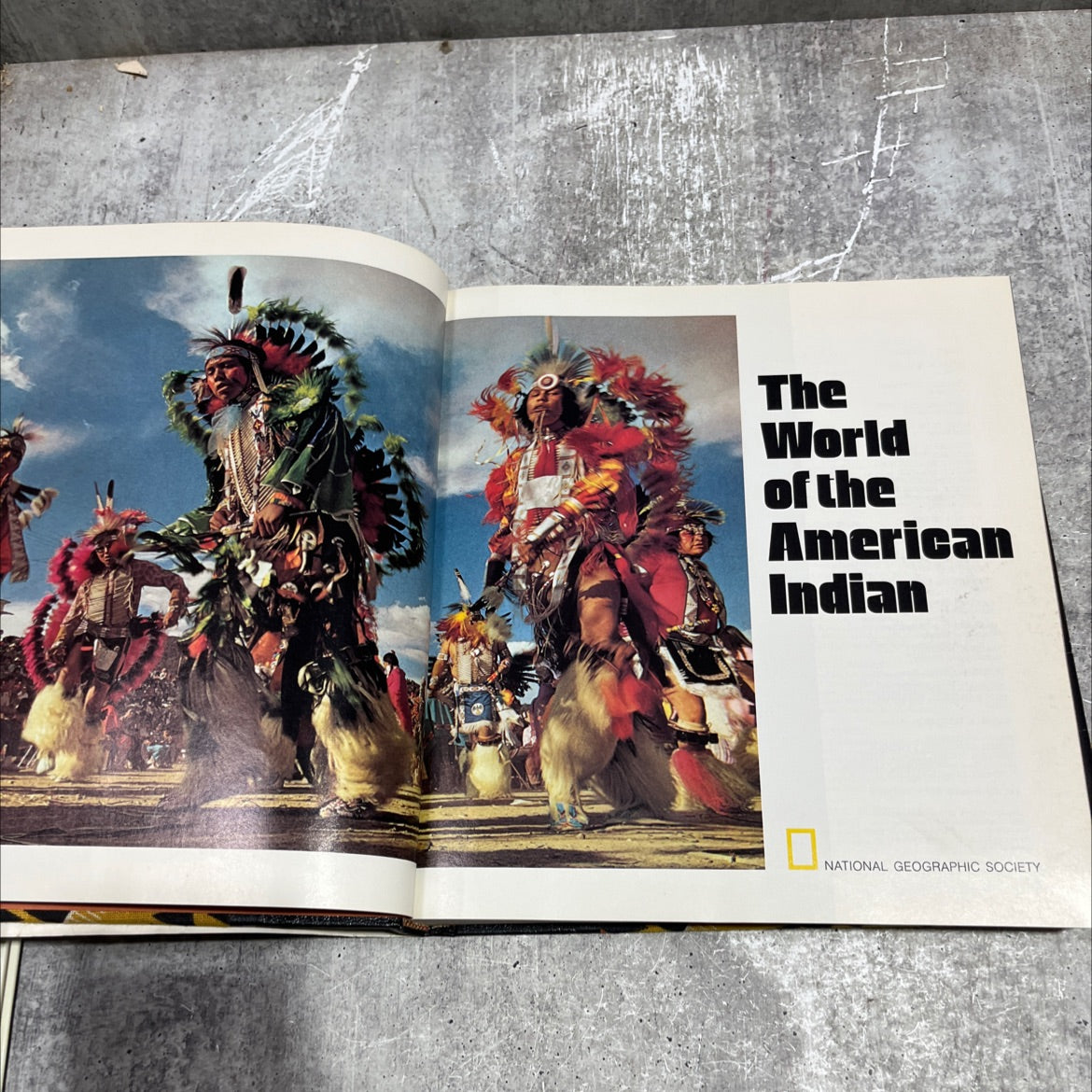 the world of the american indian book, by jules b. billiard, 1979 Hardcover image 2