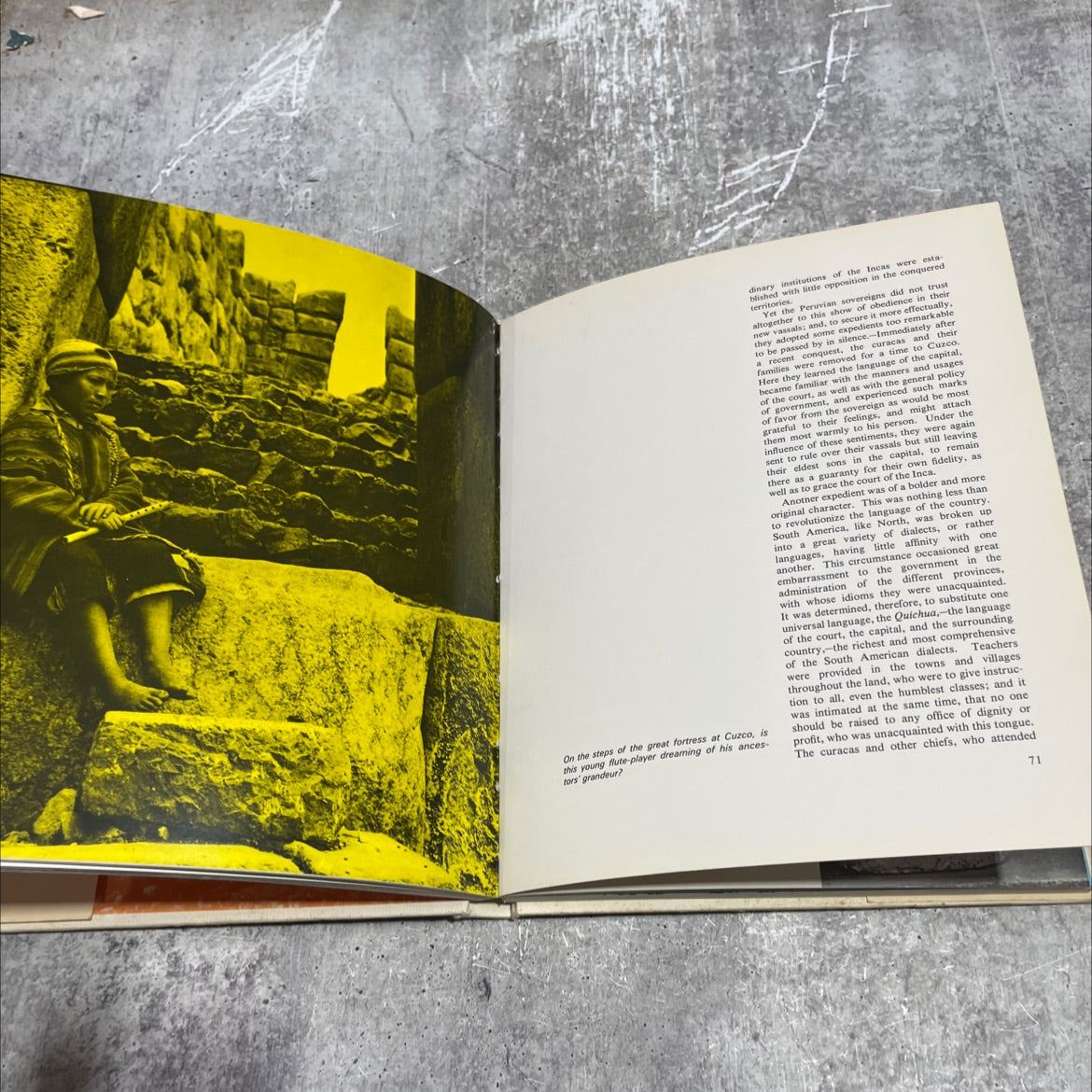 the world of the incas book, by william h. prescott, 1970 Hardcover image 4