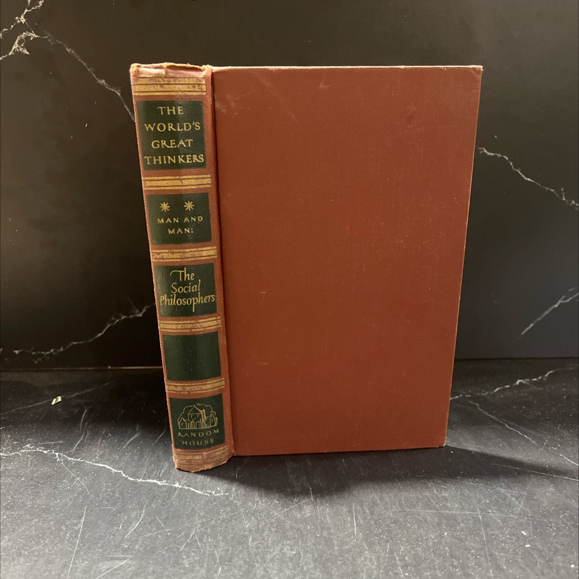 the world's great thinkers man and man: the social philosophers book, by saxe commins & robert n. linscott, 1947 image 1